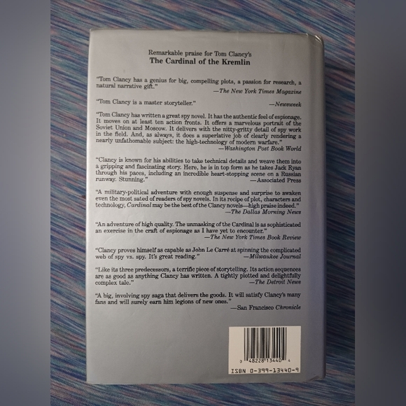 𝘛𝘰𝘮 𝘊𝘭𝘢𝘯𝘤𝘺 𝘚𝘪𝘨𝘯𝘦𝘥 1𝘴𝘵 𝘌𝘥𝘪𝘵𝘪𝘰𝘯 𝘉𝘰𝘰𝘬 - Picture 3 of 13